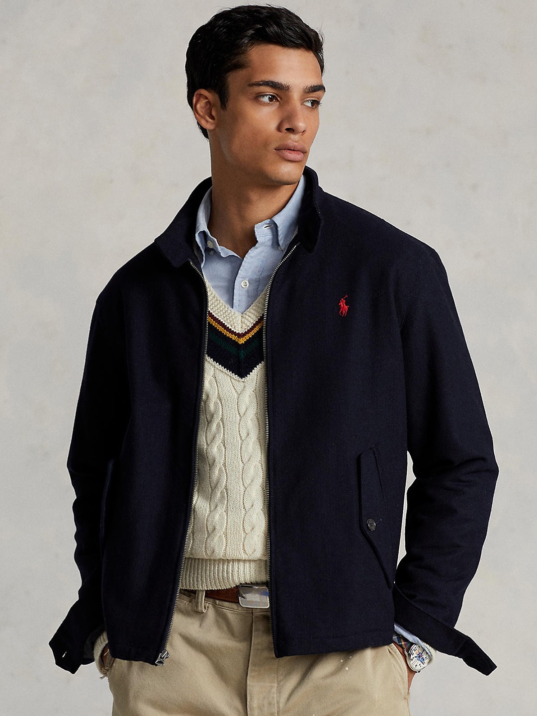 

Polo Ralph Lauren Men Navy Blue Denim Jacket