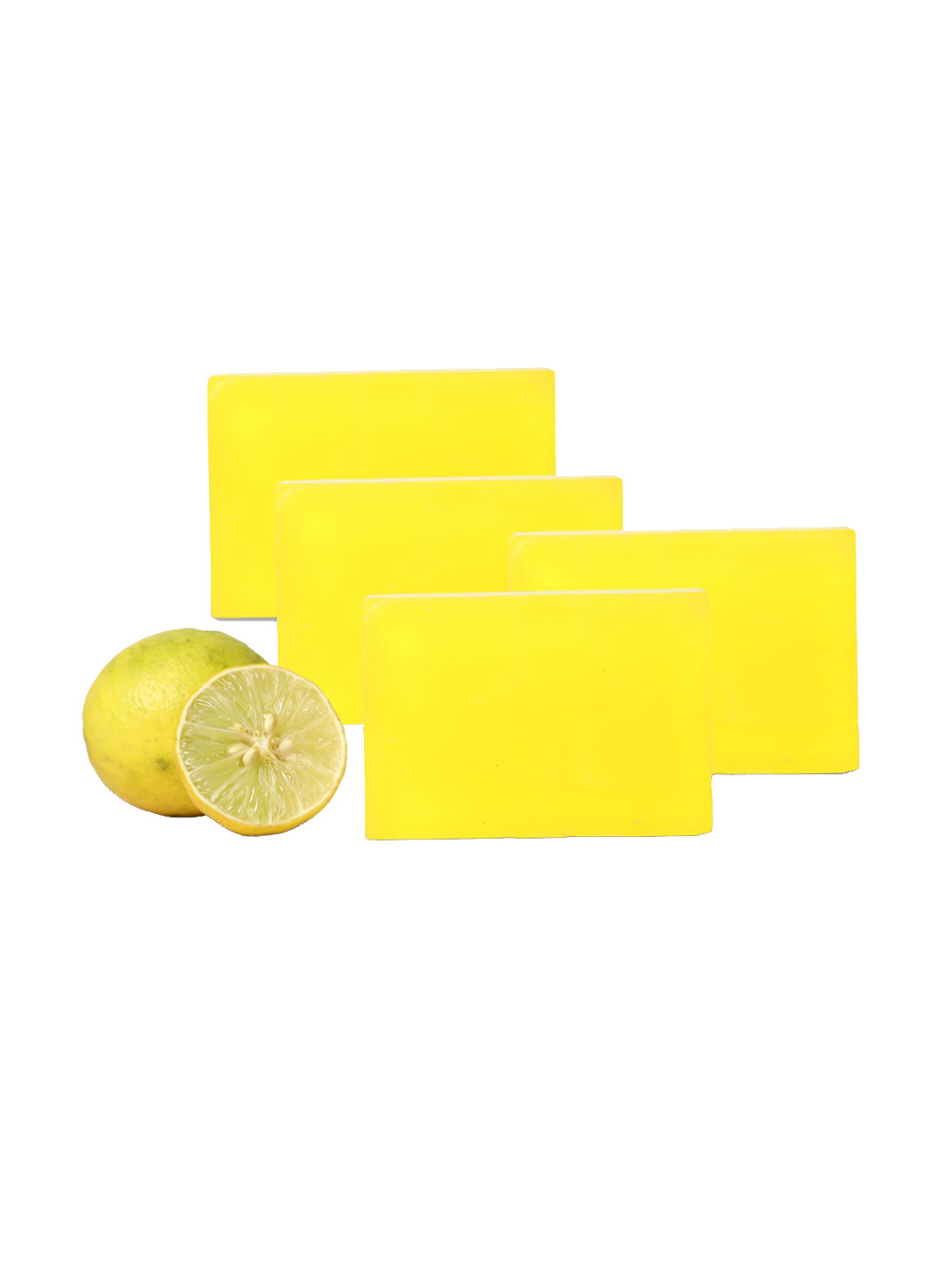 

Stay Soapy Set of 4 Vitamin C Handmade Soap - 120 g each, Yellow