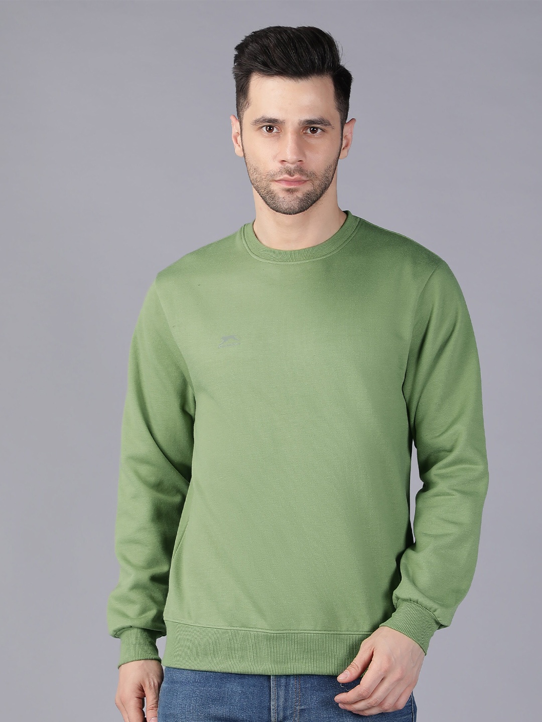 

Shiv Naresh Pullover Round Neck Sweatshirt, Olive