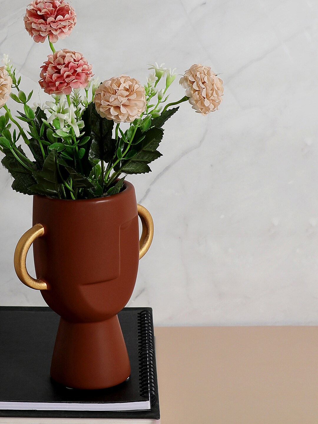 

Bonhomie Brown Minimalistic Ceramic Vase
