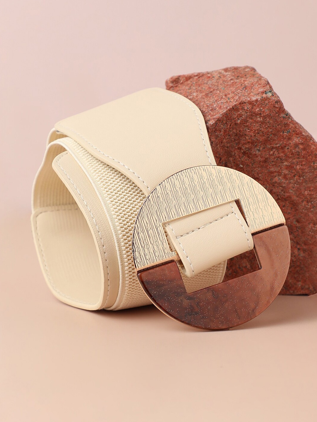 

HAUTE SAUCE by Campus Sutra Women White PU Belt