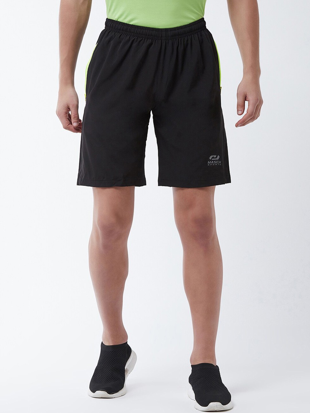 

Masch Sports Men Training or Gym Sports Shorts, Black