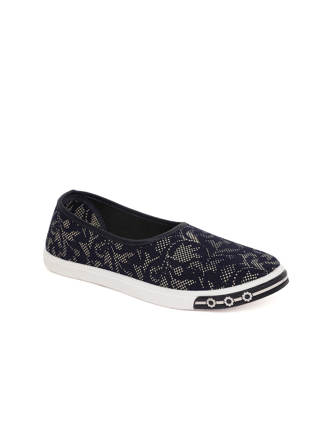 

Paragon Women Printed Slip-On Sneakers, Navy blue