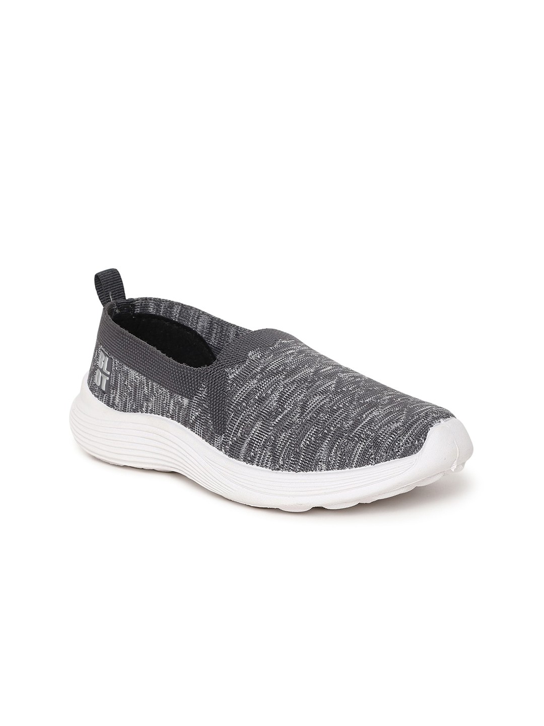 

Paragon Women Woven Design Slip-On Sneakers, Grey