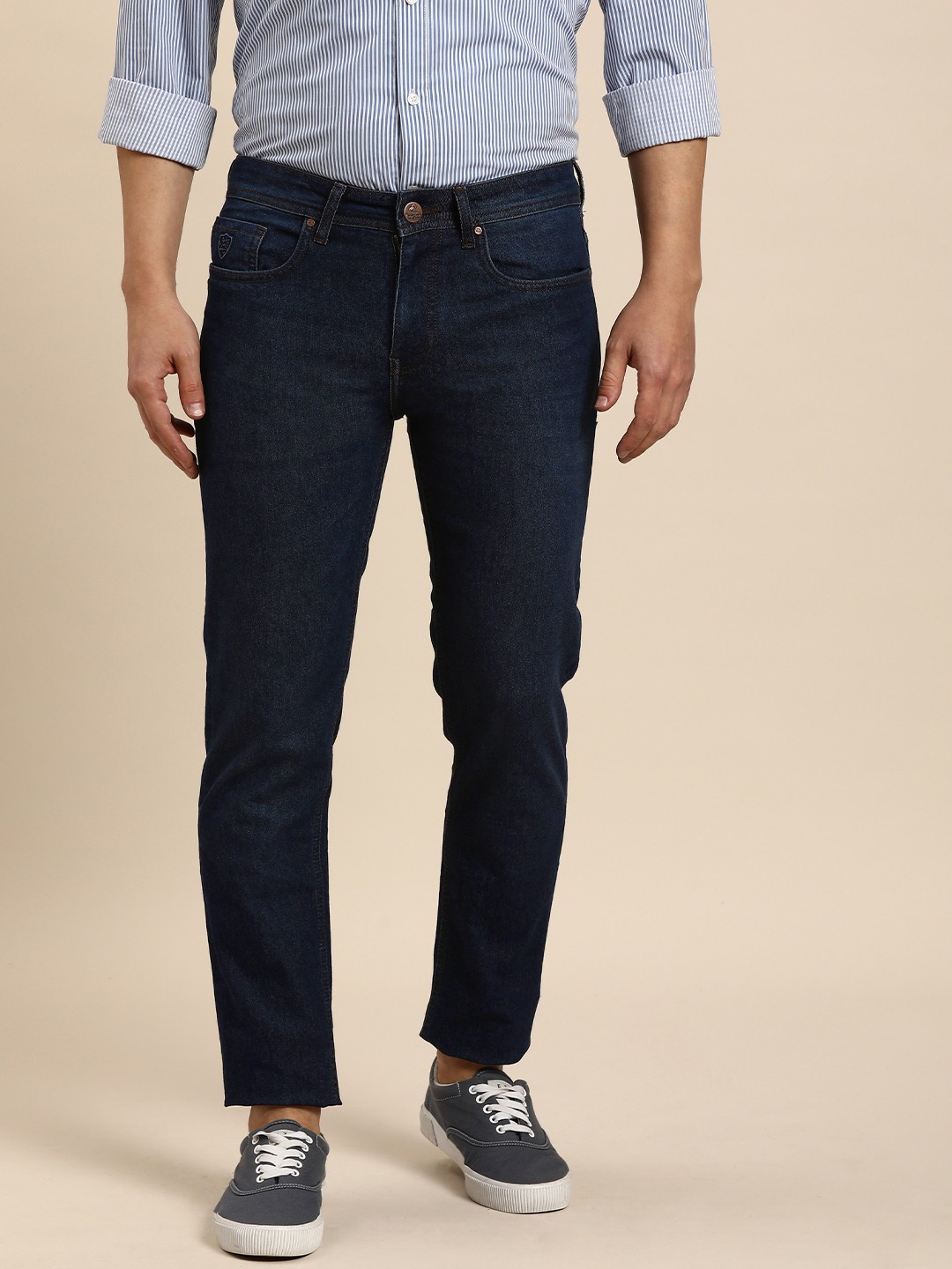 

Being Human Men Skinny Fit Mid-Rise Stretchable Jeans, Blue