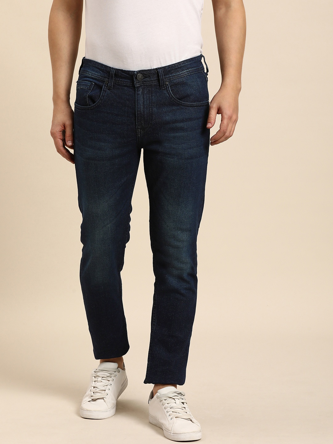 

Being Human Men Skinny Fit Light Fade Stretchable Jeans, Blue