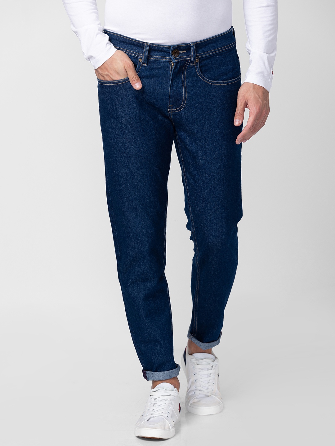 

Being Human Men Stretchable Jeans, Blue