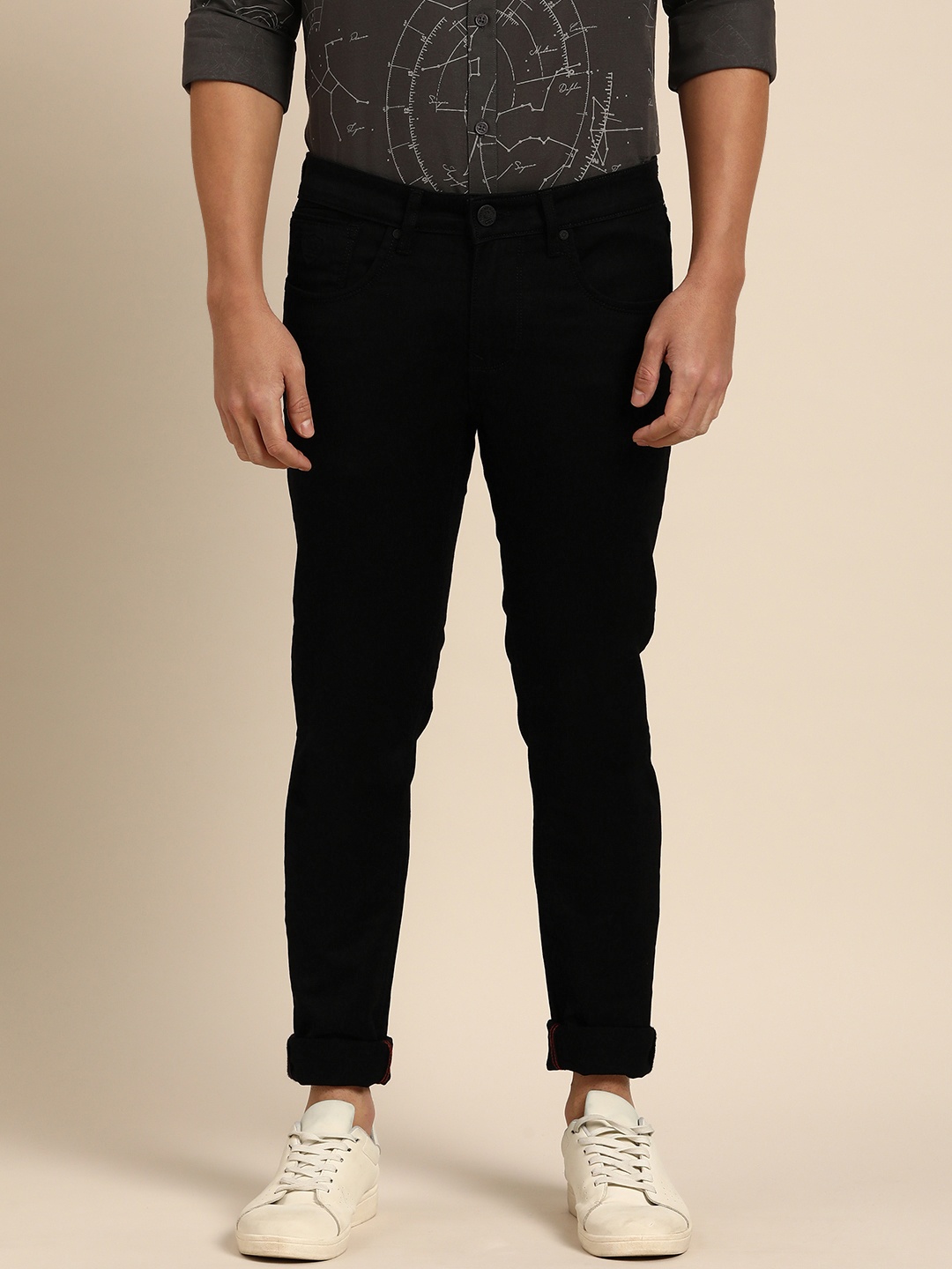 

Being Human Men Skinny Fit Mid-Rise Clean Look Stretchable Jeans, Blue