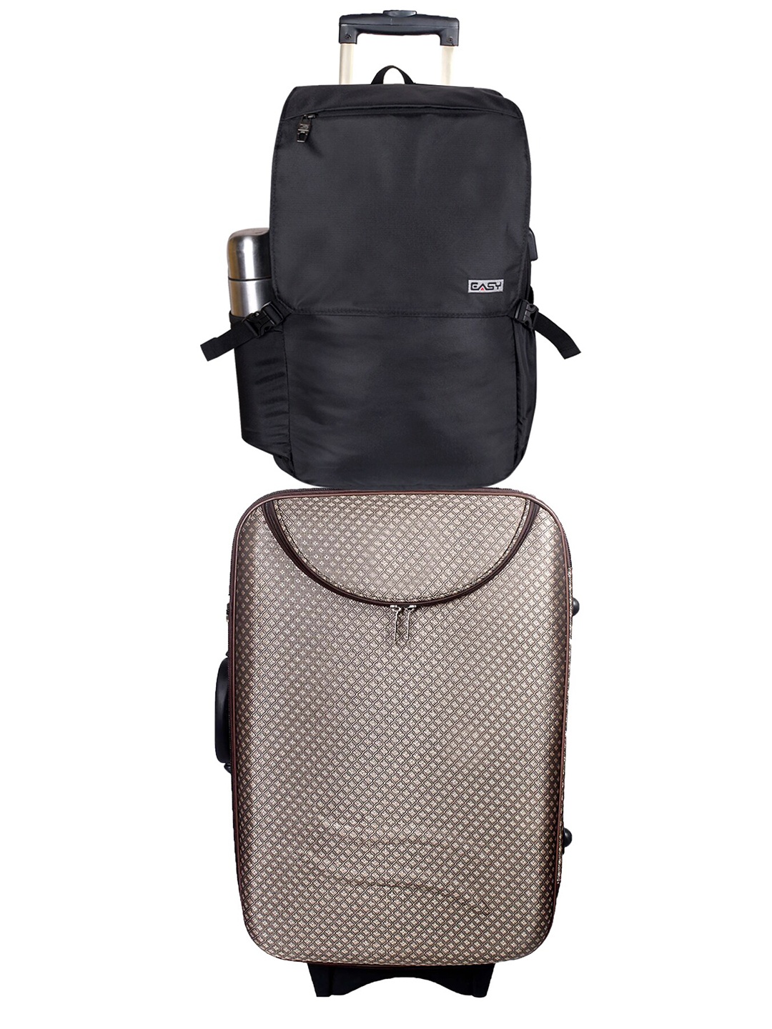 

EASY Unisex Black Backpack