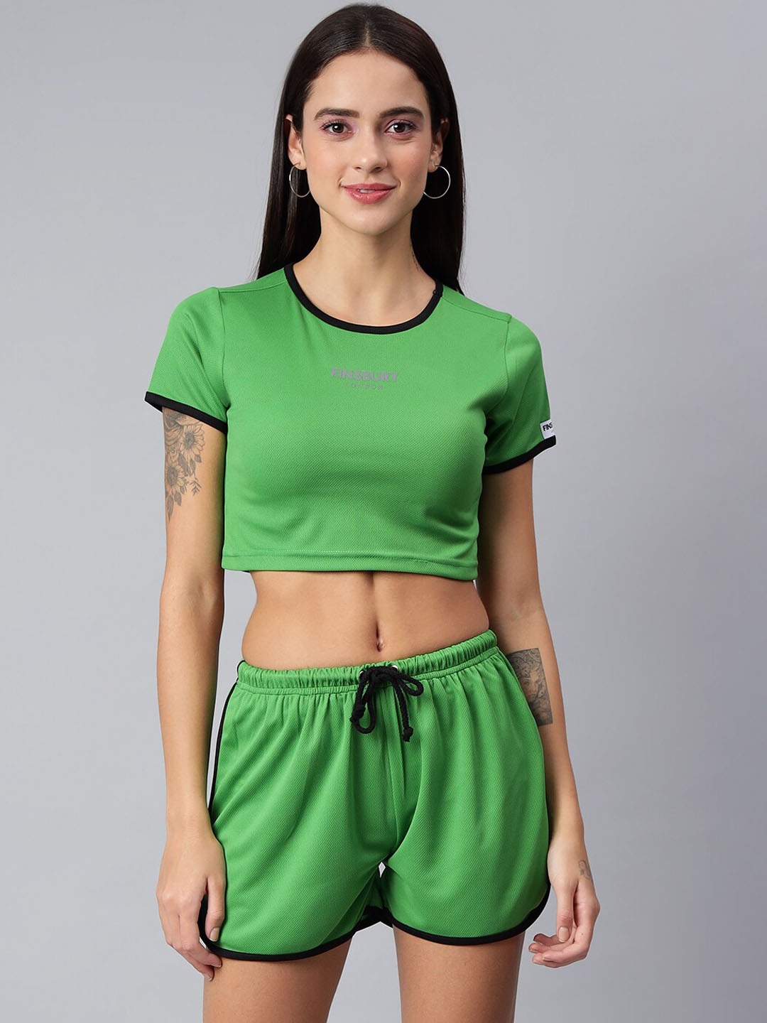 

FINSBURY LONDON Women Co-Ords Set, Green