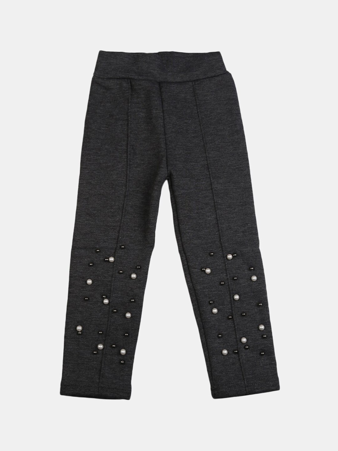

V-Mart Girls Grey Ankle-Length Leggings