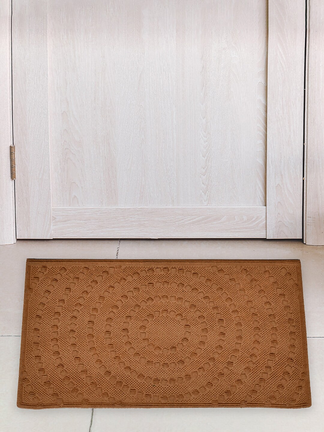 

Athome by Nilkamal Brown Anti-Skid Rectangle Doormats