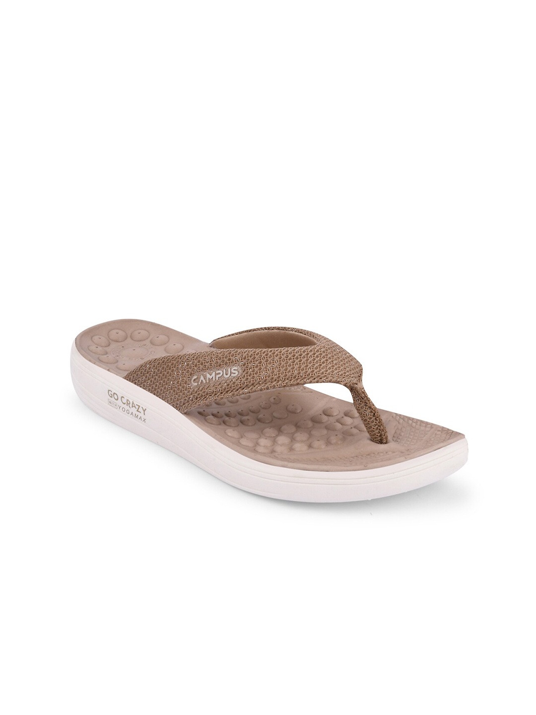 

Campus Women Beige Thong Flip-Flops