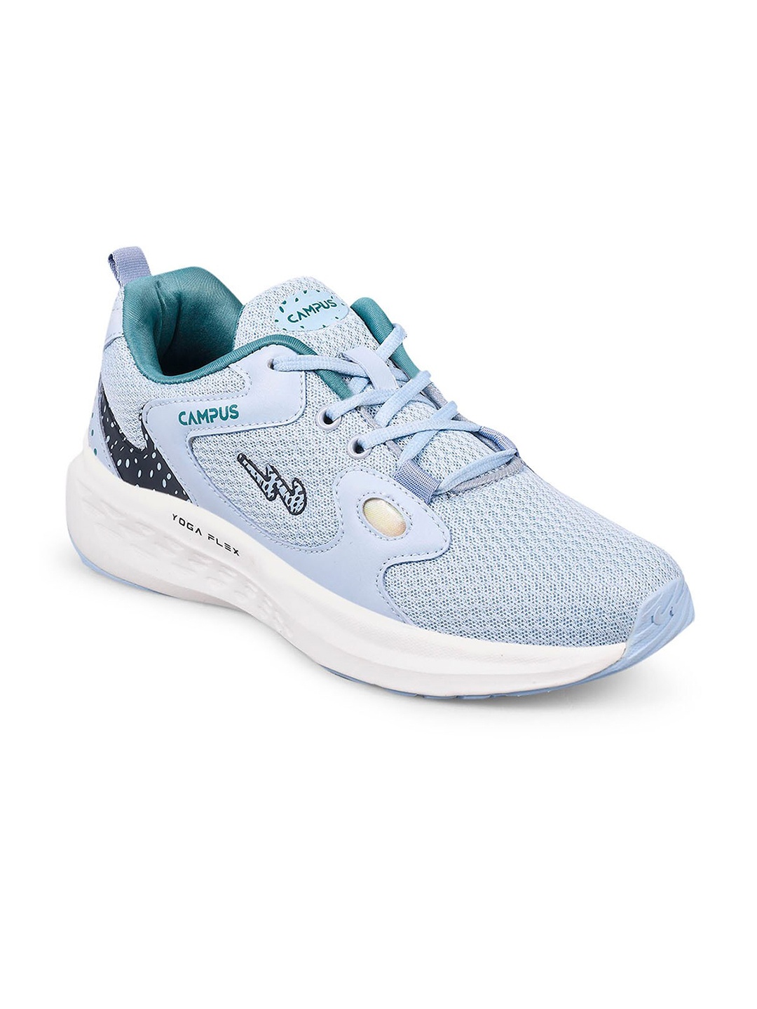 

Campus Women Mesh CAMP-GLITTER Running Shoes, Blue