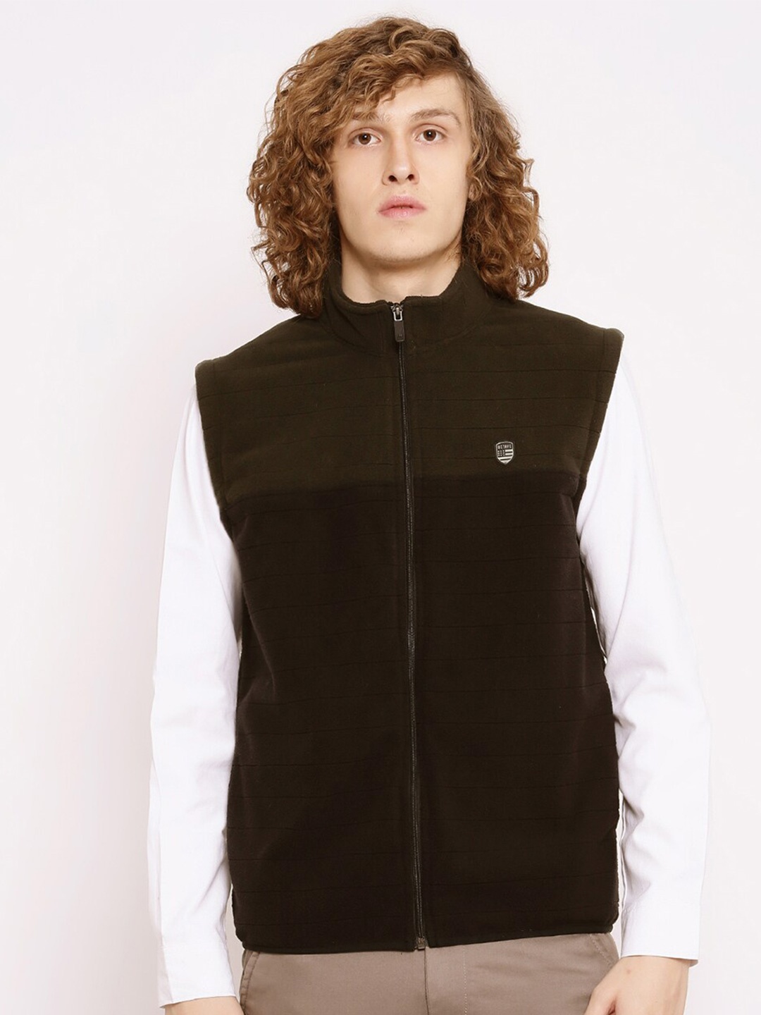 

Octave Men Olive Green Sweatshirt