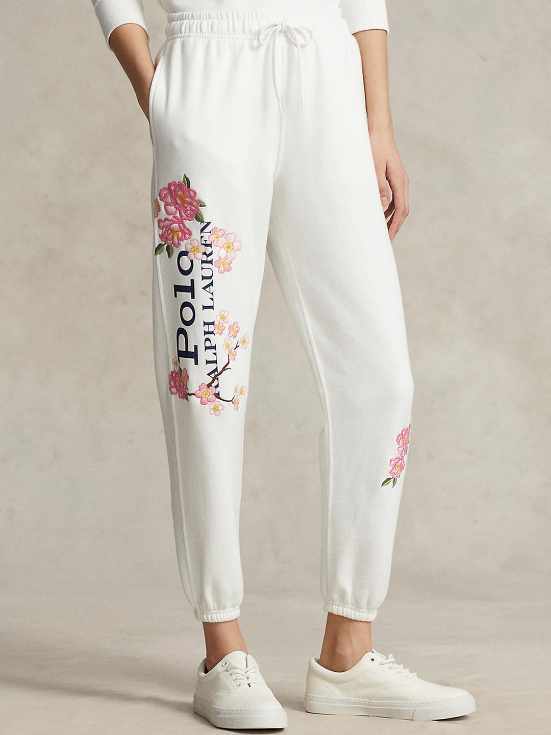 

Polo Ralph Lauren Women Floral Printed Joggers, White