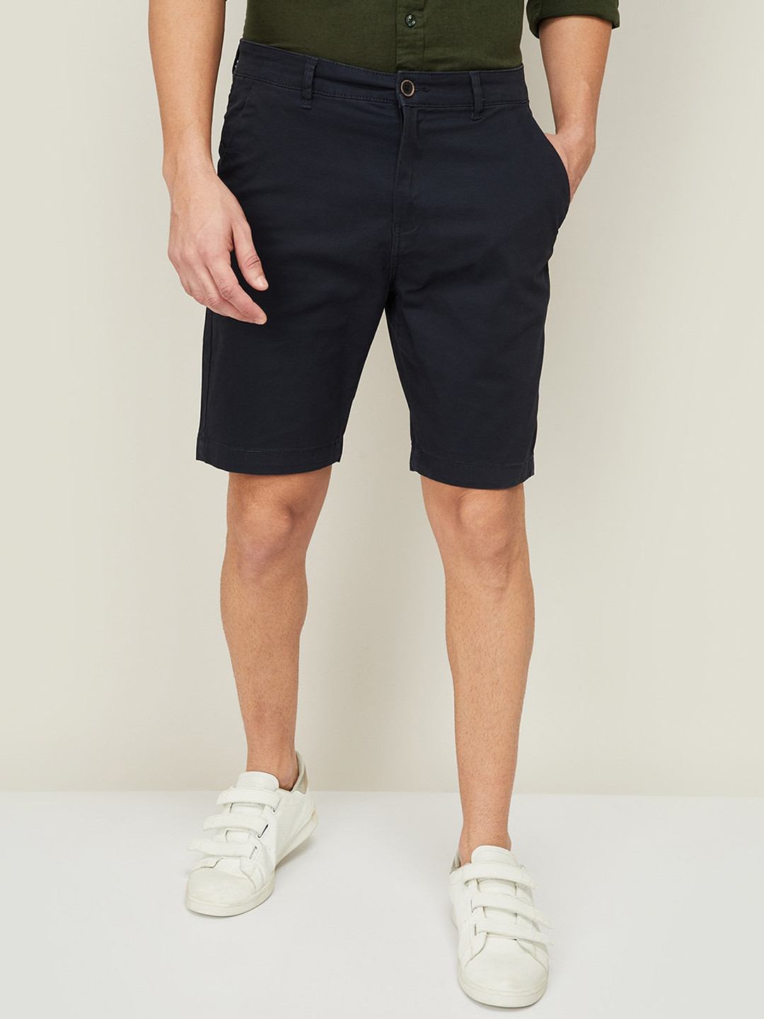 

Fame Forever by Lifestyle Men Regular Fit Cotton Shorts, Navy blue