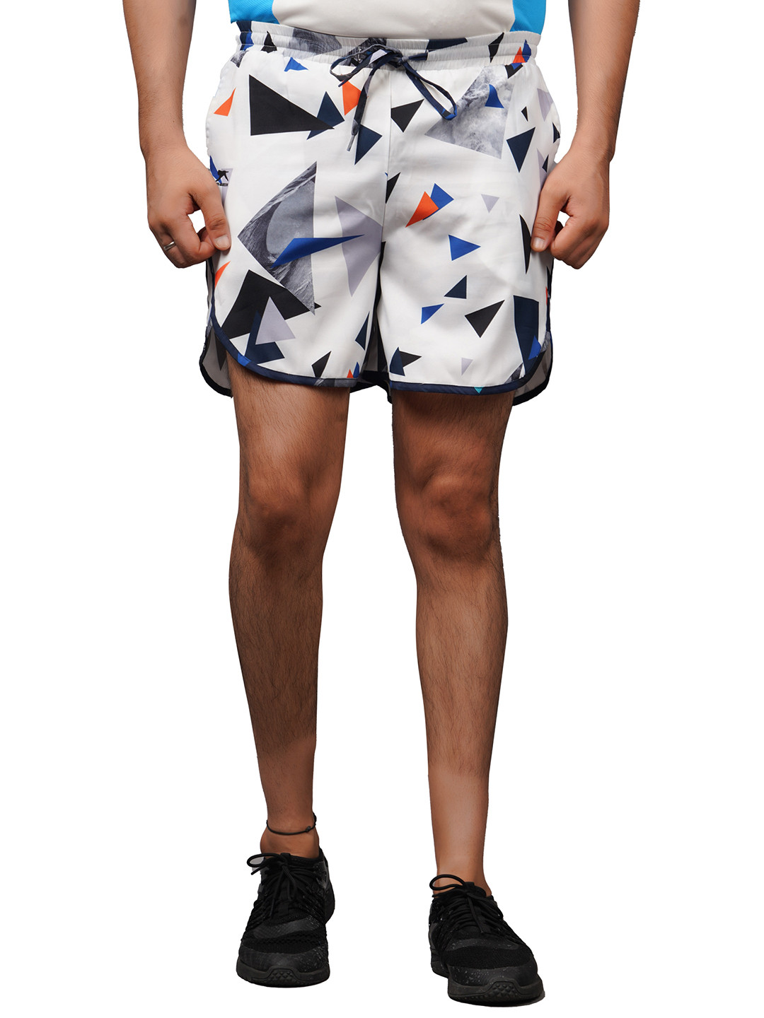 

Shiv Naresh Men Printed Shorts, White