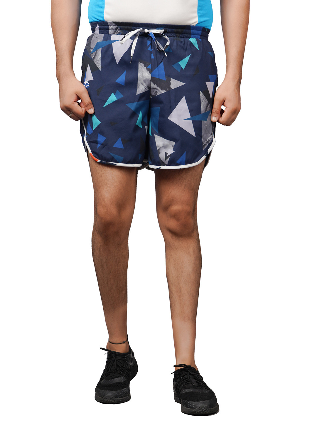 

Shiv Naresh Men Printed Shorts, Blue