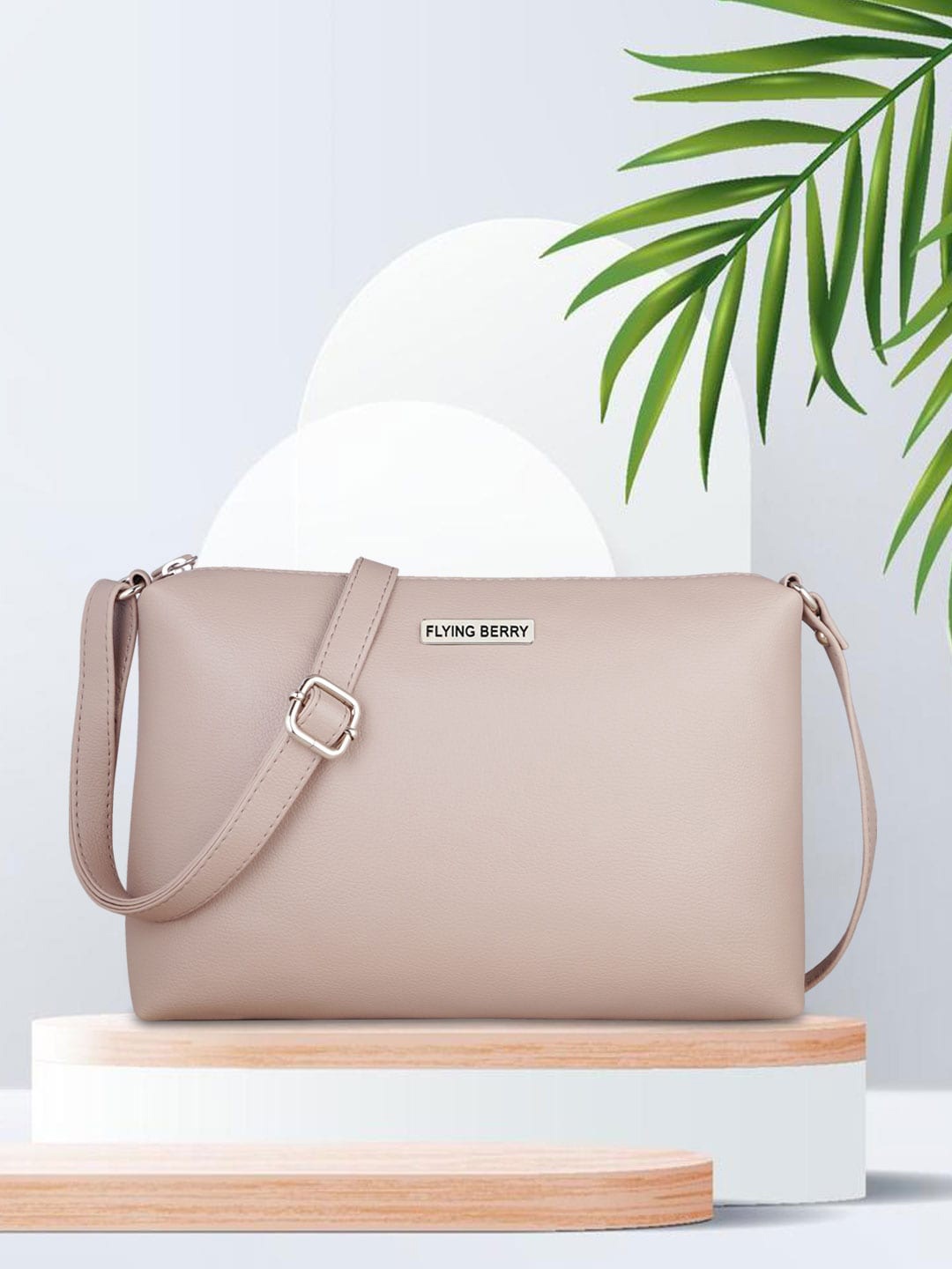 

FLYING BERRY PU Oversized Swagger Satchel, Purple
