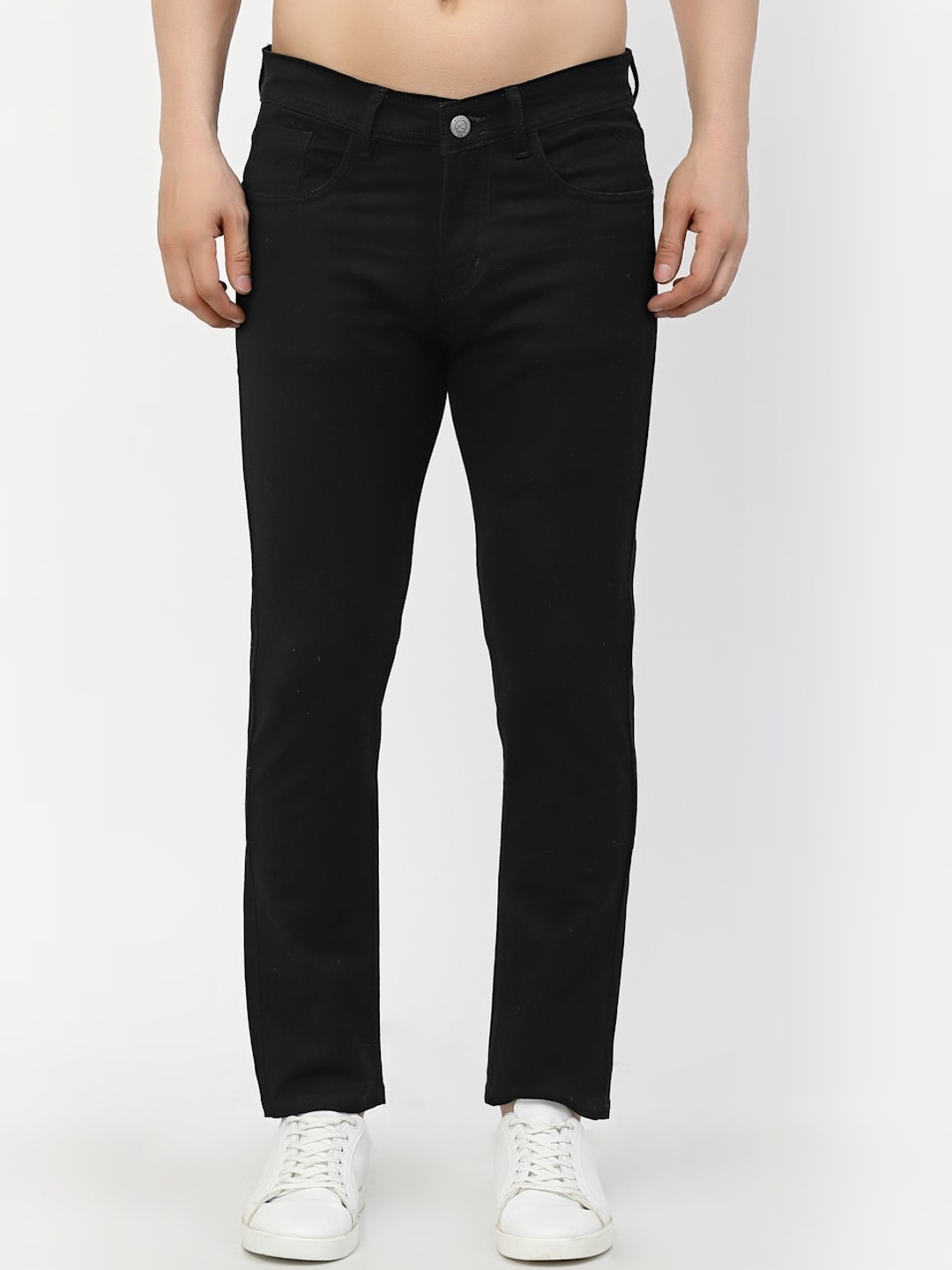 

FEVER Men Black Slim Fit Stretchable Jeans