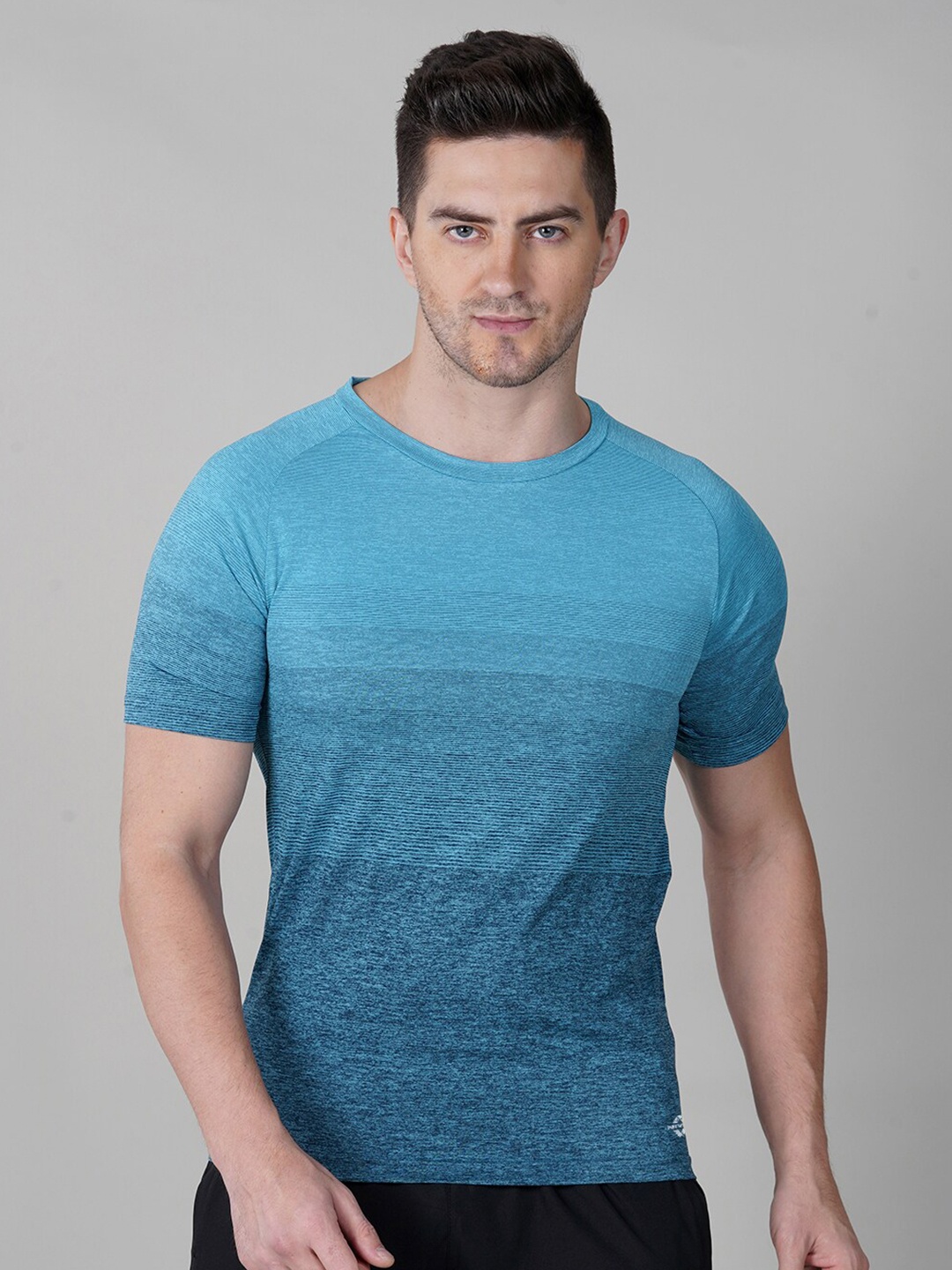 

NIVIA Men Blue Hydra-18 Dri-FIT T-shirt