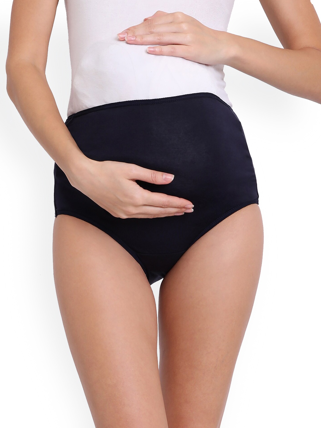 

RedRose Pack Of 2 Maternity Briefs, Navy blue