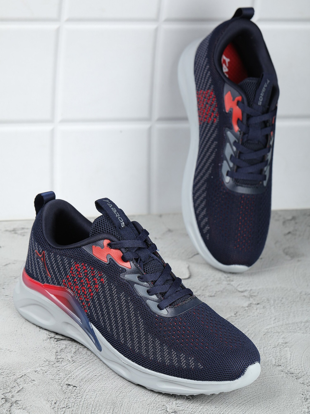 

ABROS Men Mesh ARISTON Running Shoes, Navy blue