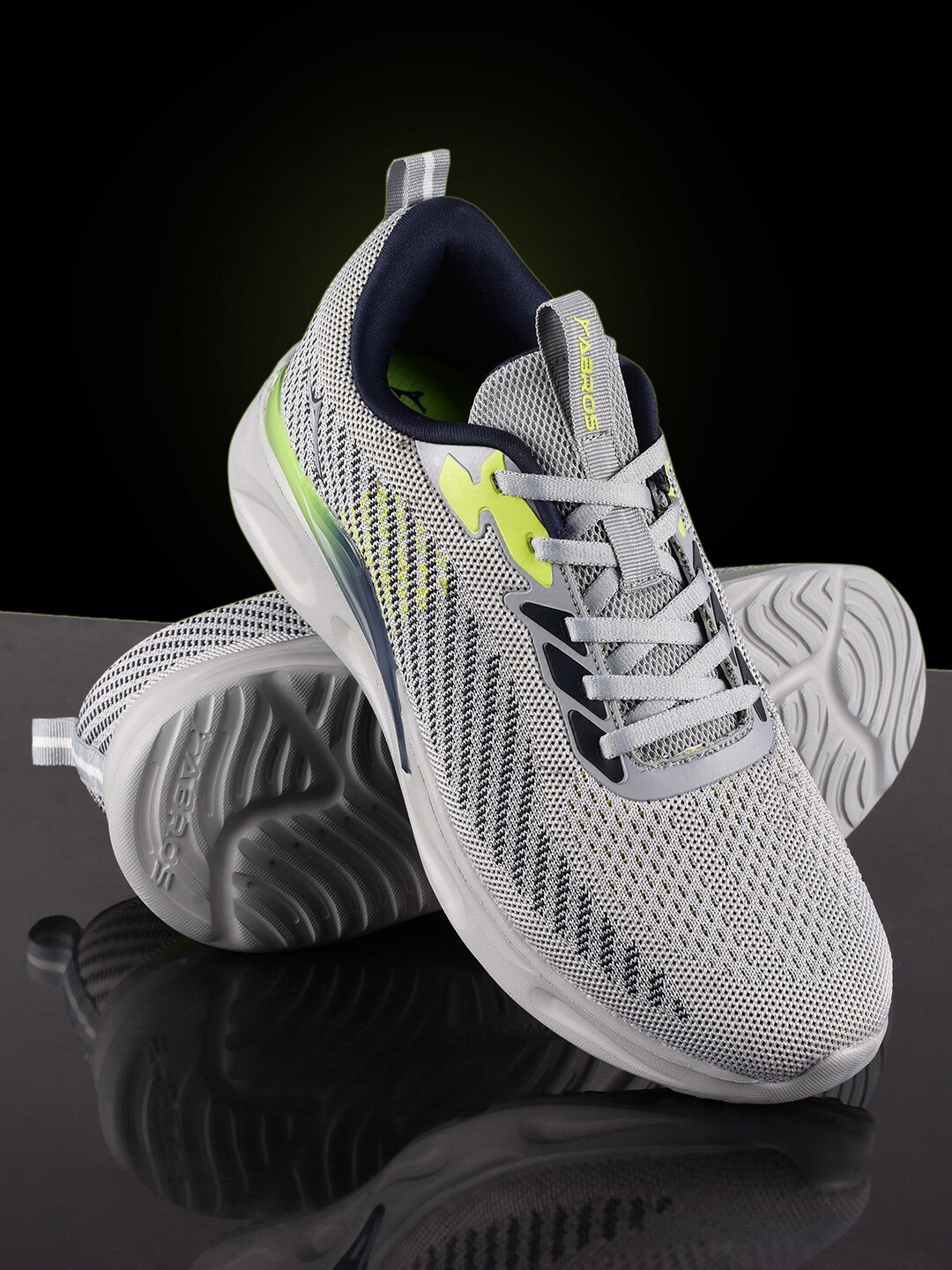 

ABROS Men Mesh ARISTON Running Shoes, Grey