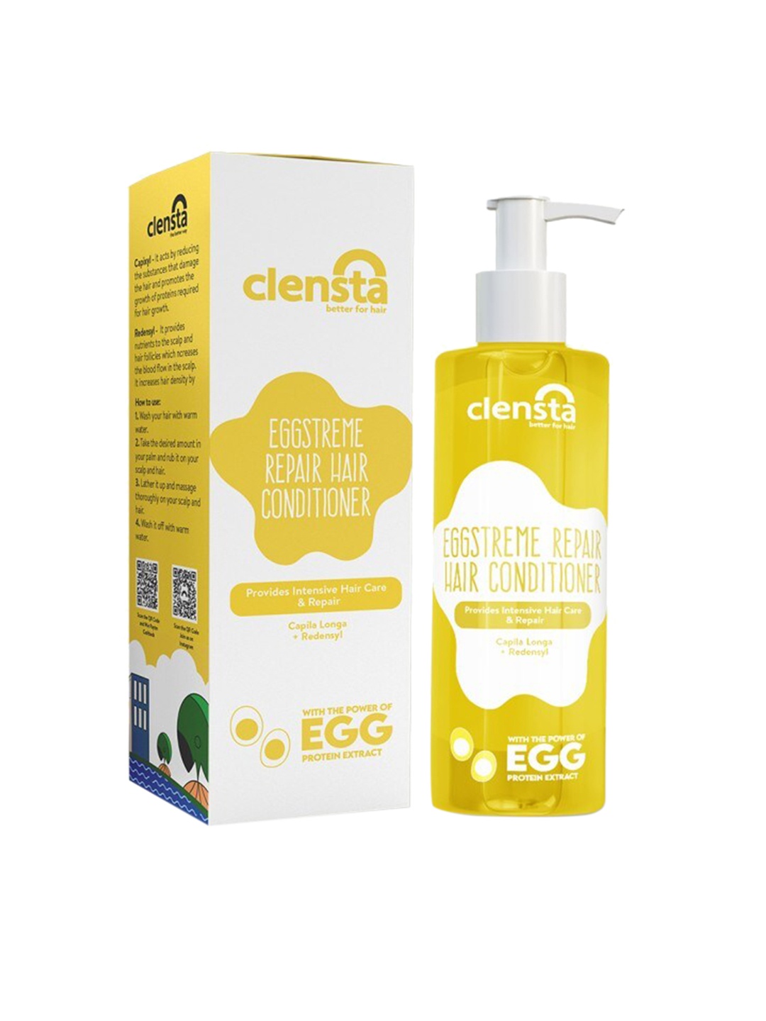

Clensta Eggstreme Repair Hair Conditioner 200gm, White