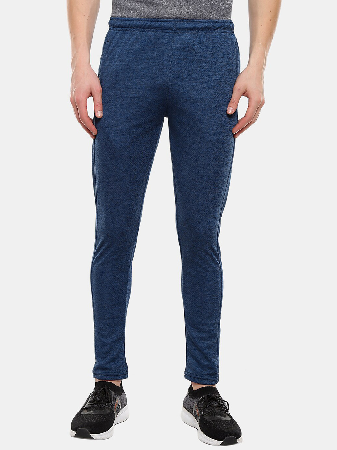 

V-Mart Men Cotton Track Pants, Blue