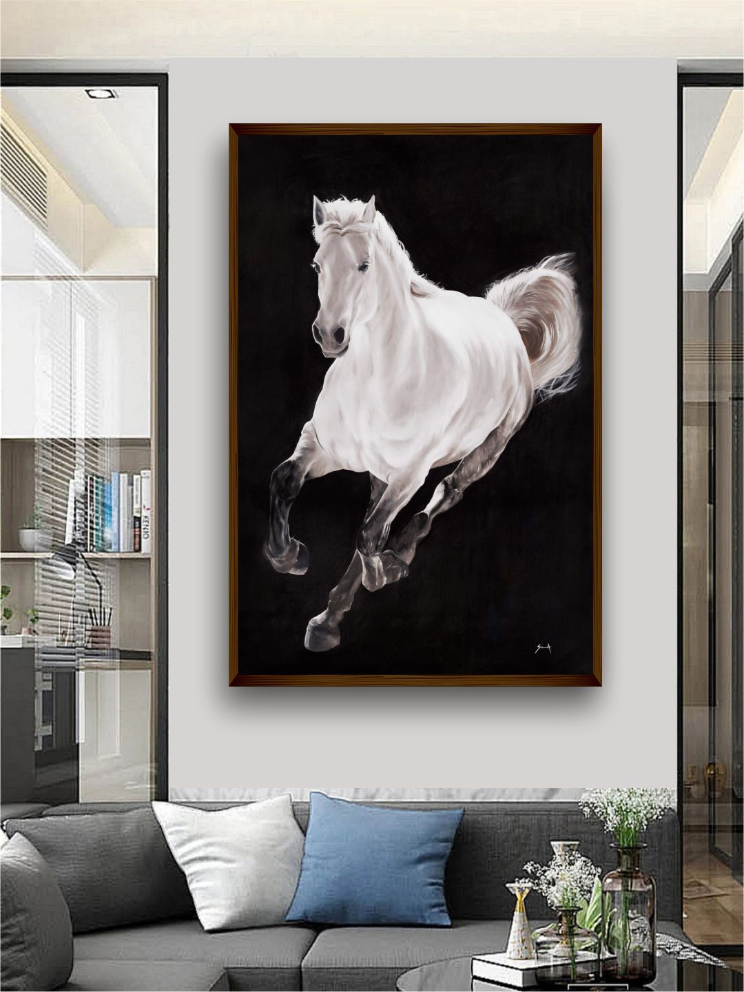 

The Art House Black & White Painting Wall Art