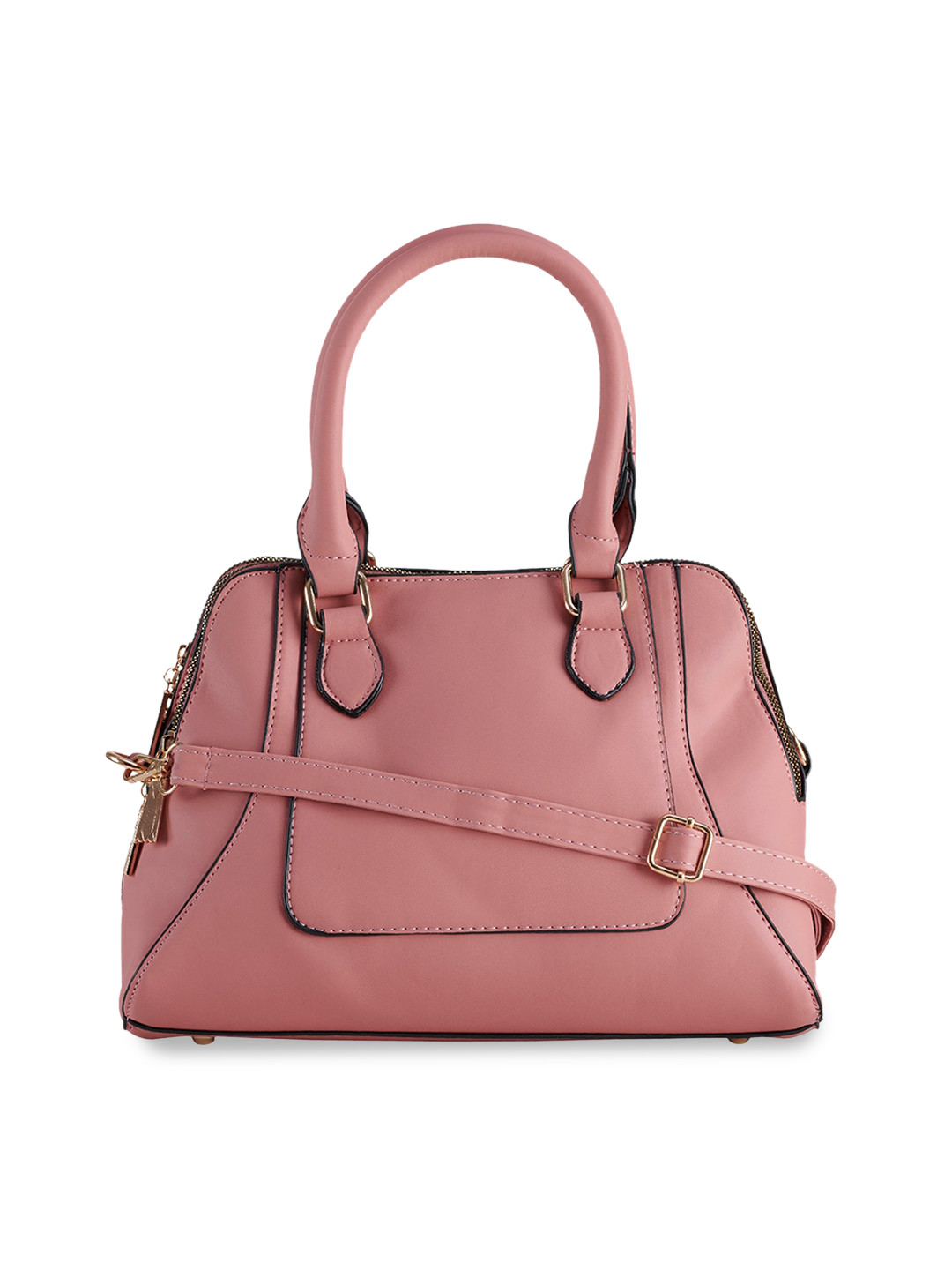 

LEGAL BRIBE Structured Handheld Bag, Pink