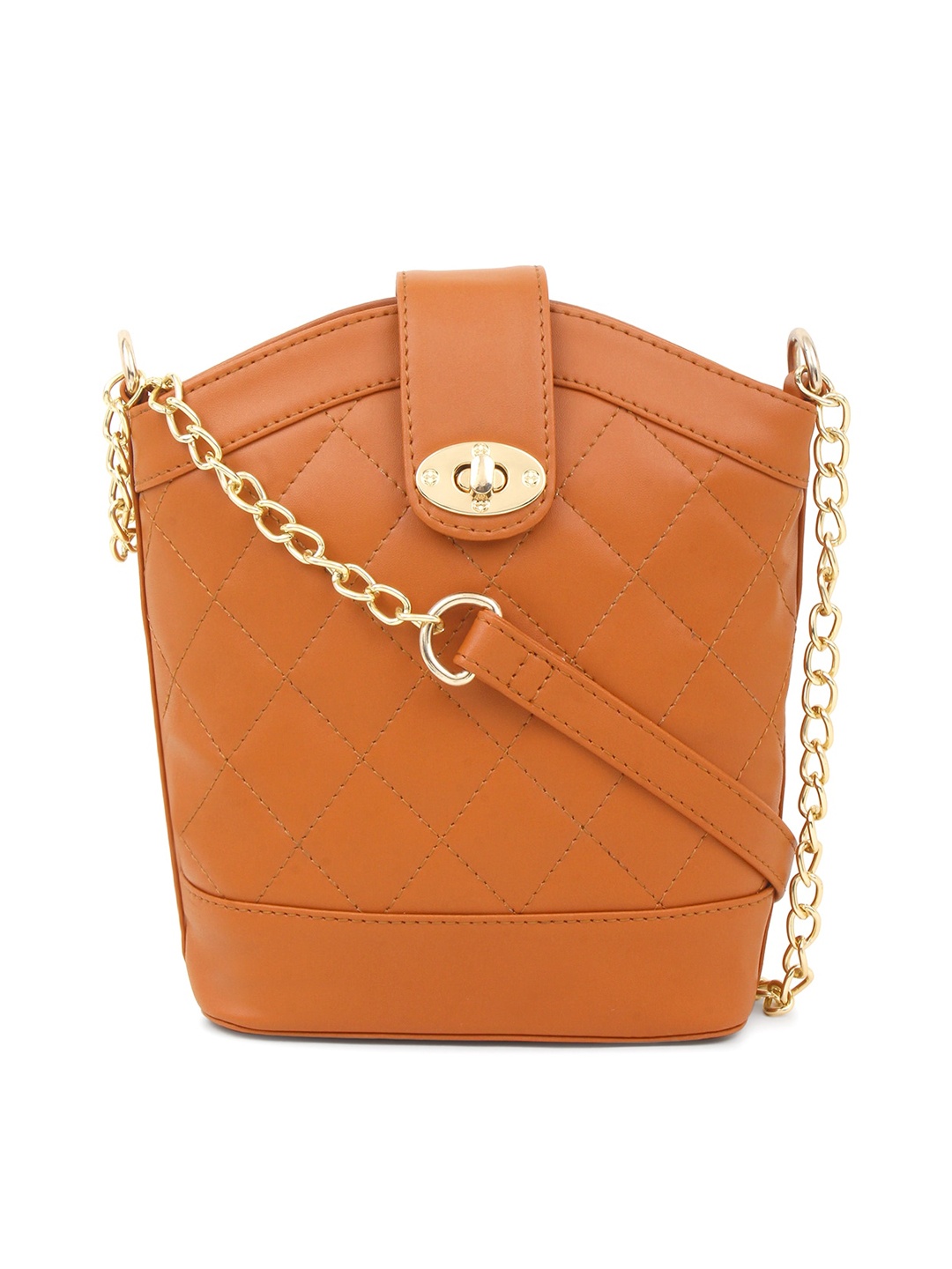 

LEGAL BRIBE Textured Bucket Sling Bag, Tan