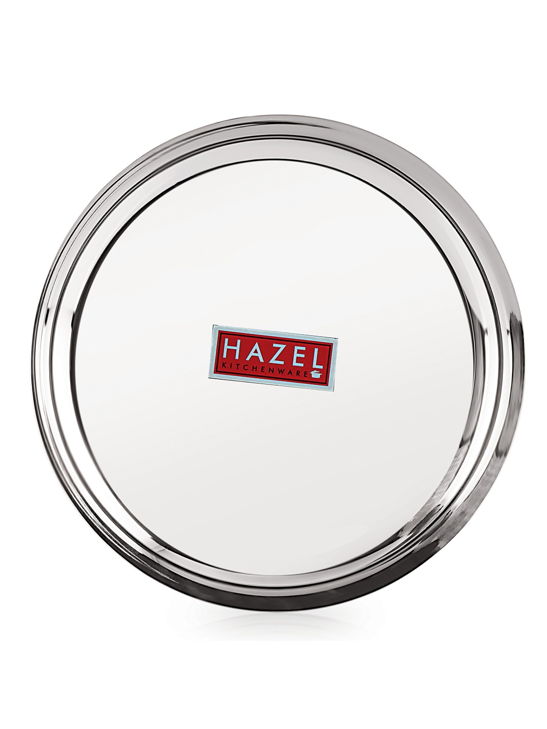 

HAZEL Silver-Toned Stainless Steel Glossy Plate