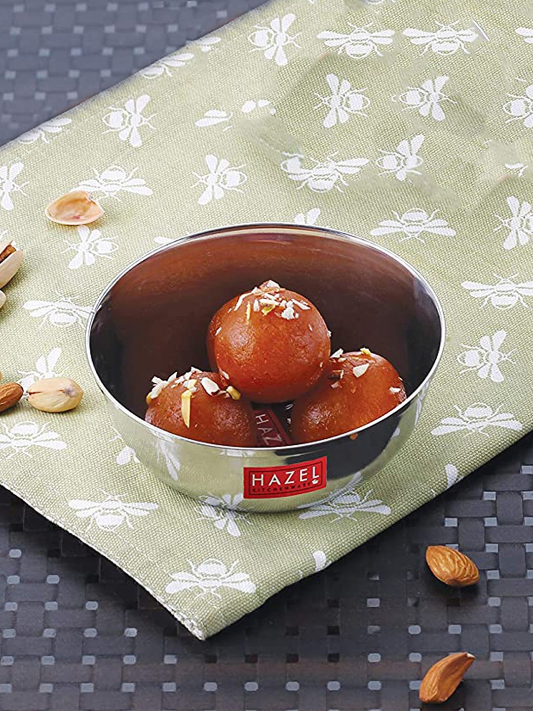 

HAZEL Stainless Steel Glossy Bowl 270 ML, Silver