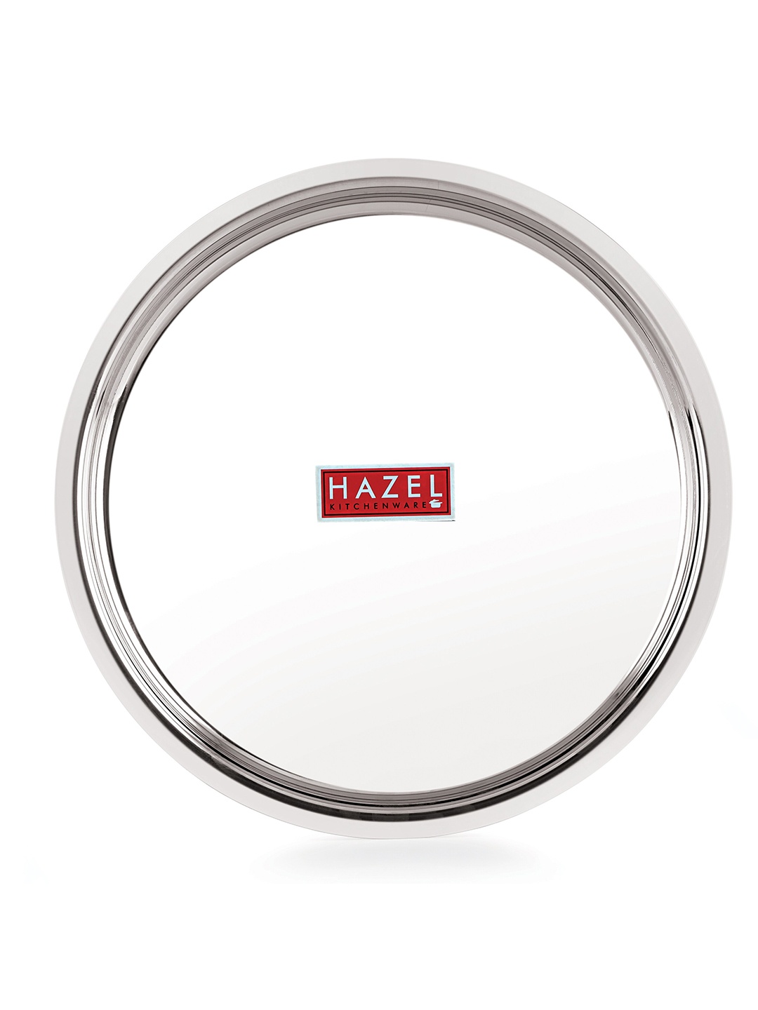 

HAZEL Stainless Steel Glossy Mirror Finish Dinner Set 23 cm, Silver