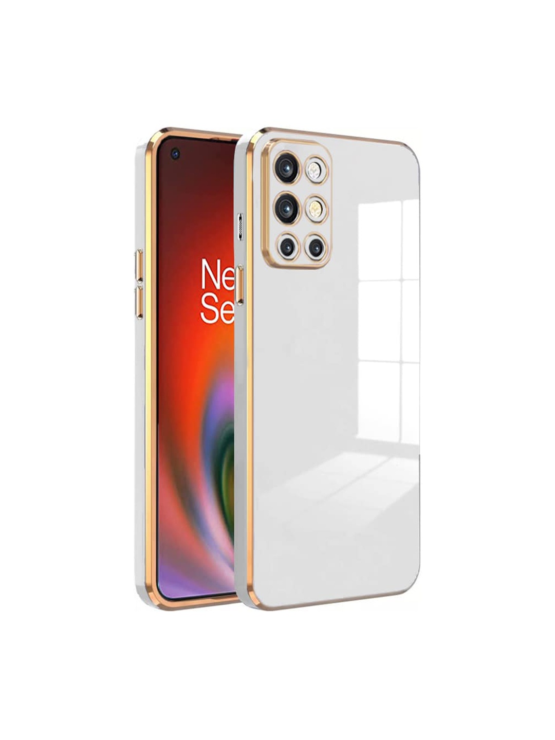 

Karwan OnePlus 9r Back Cases, White
