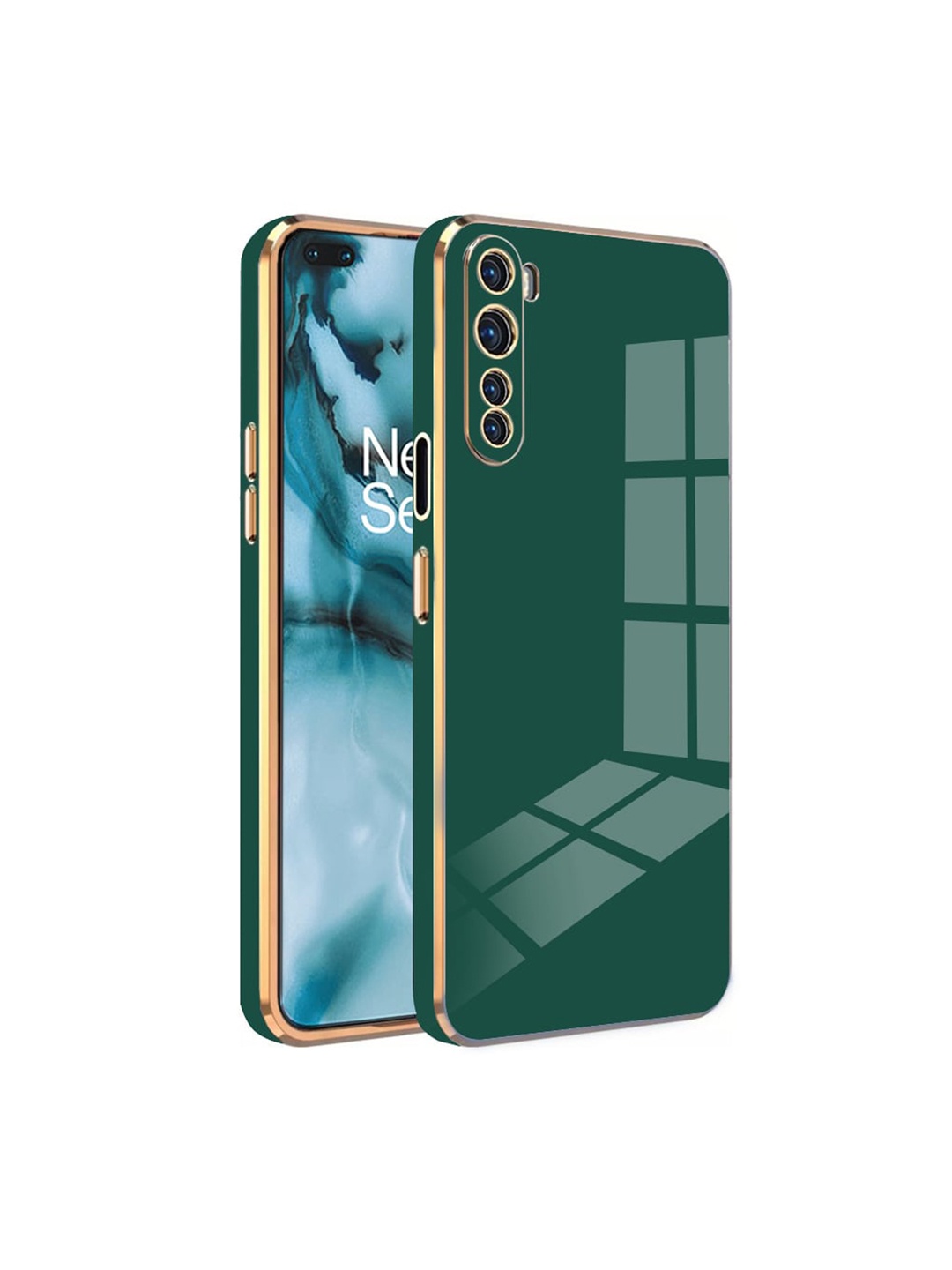 

Karwan OnePlus Nord Mobile Back Cover, Green