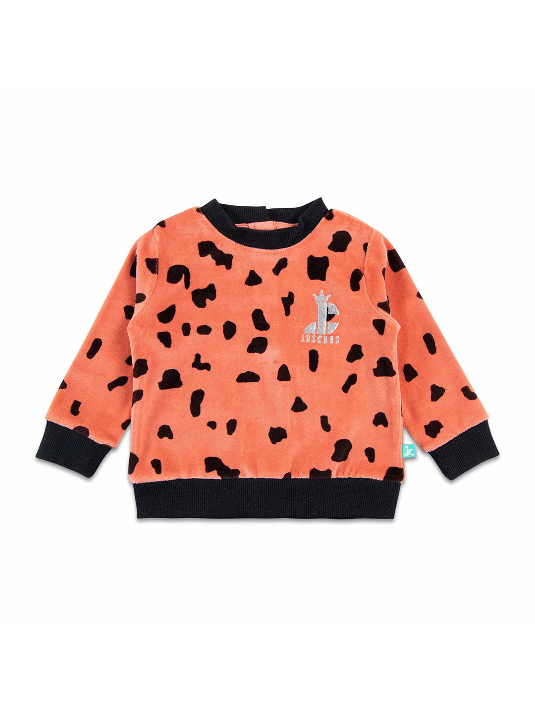 

JusCubs Girls Orange Printed Sweatshirt