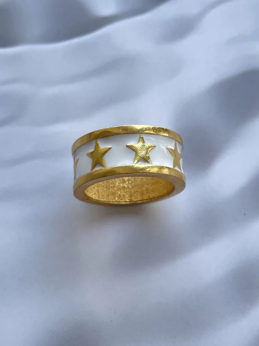 

MNSHMNSH Gold-Plated White Candy Star Finger Ring