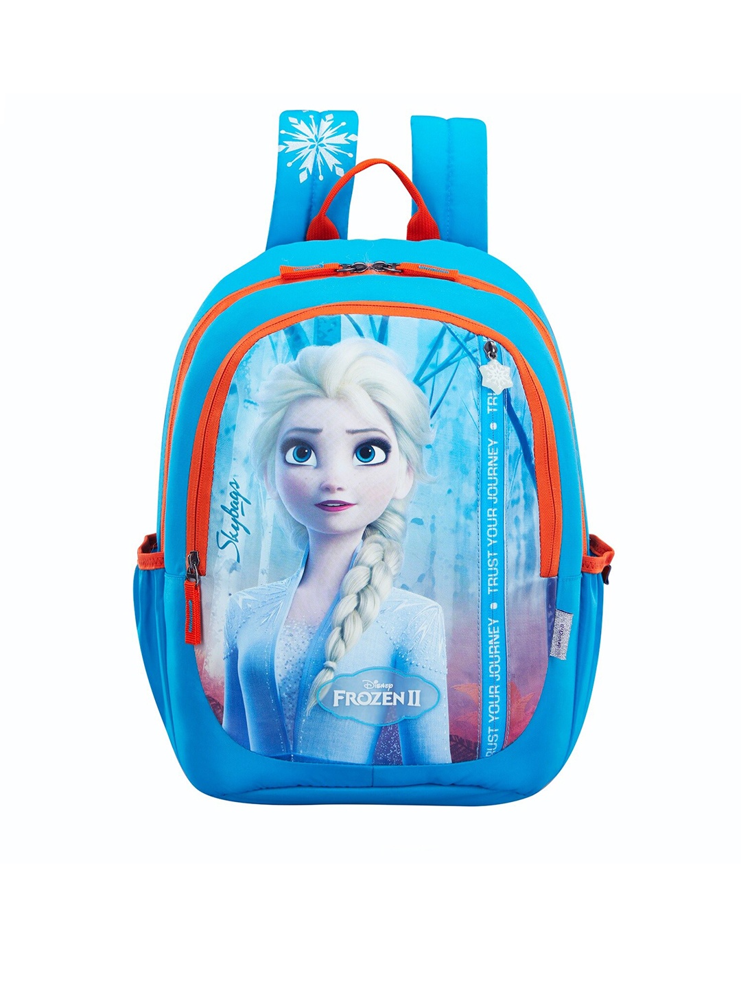 

Skybags Girls Blue & Red Graphic Backpack