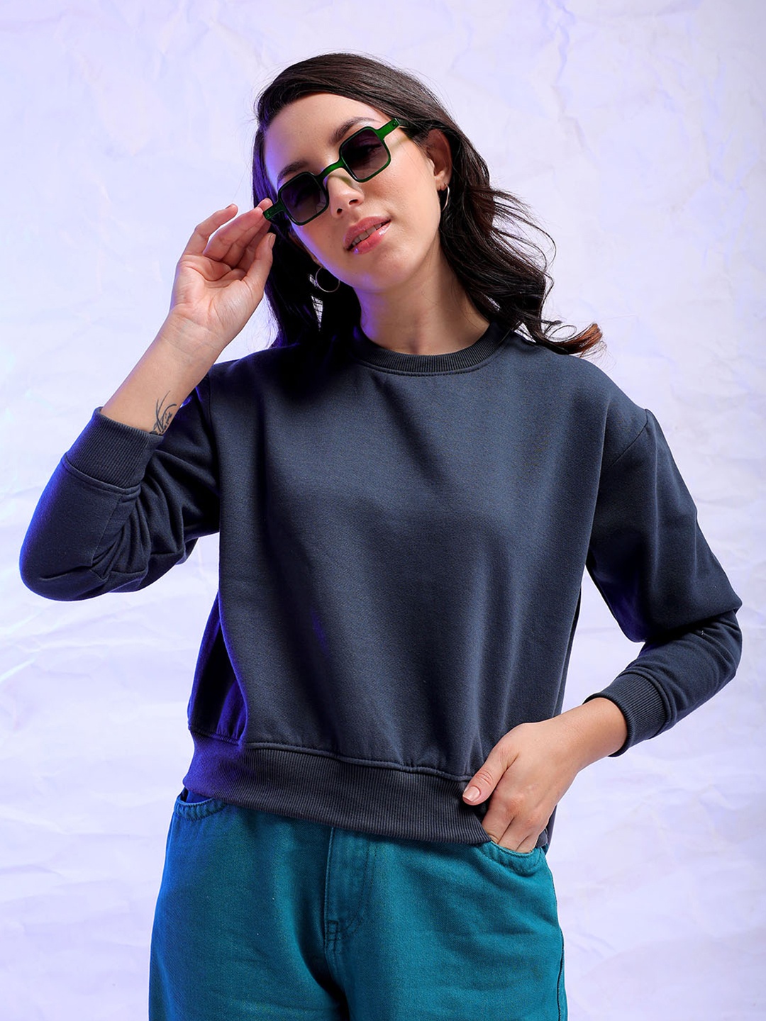 

Freehand by The Indian Garage Co Long Sleeves Pullover Sweatshirt, Black