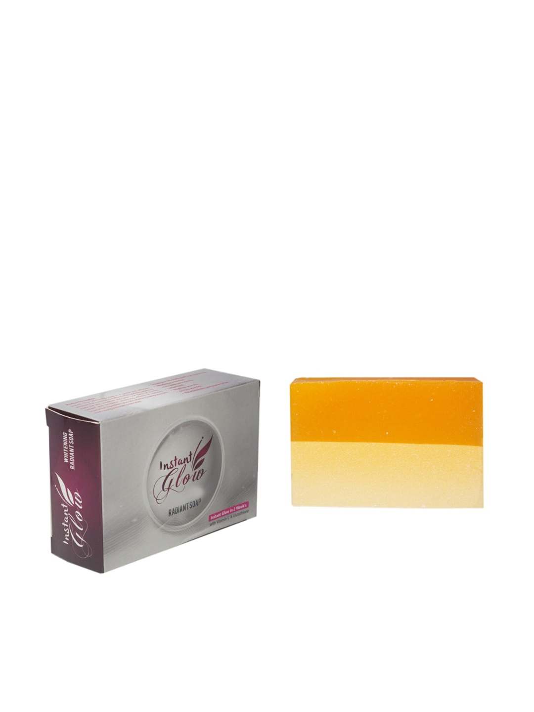 

Queue Instant Glow Radiant Soap with Vitamin C & Glutathione - 135 g, Grey