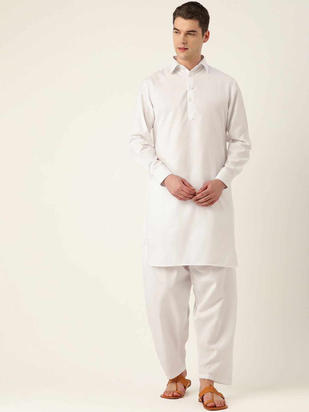 

Molly & Michel Pathani Cotton Kurta, White