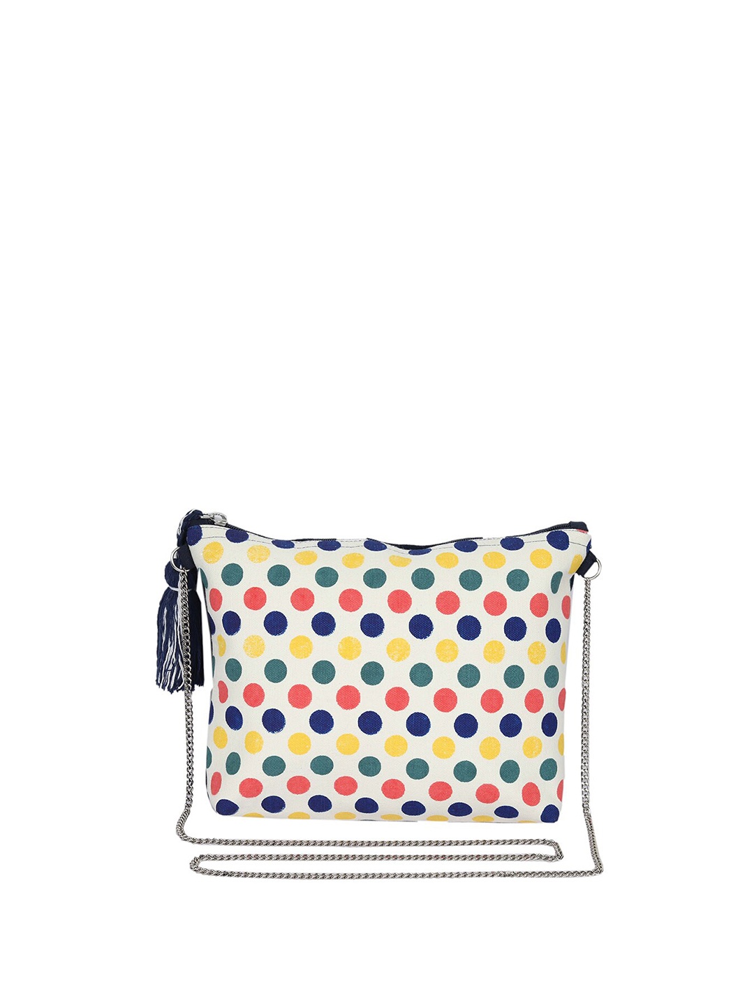 

REZZY Printed Purse Clutch, White