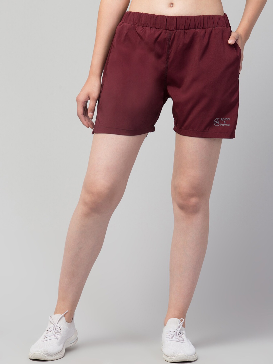 

Apraa & Parma Women Outdoor e-Dry Technology Shorts, Maroon