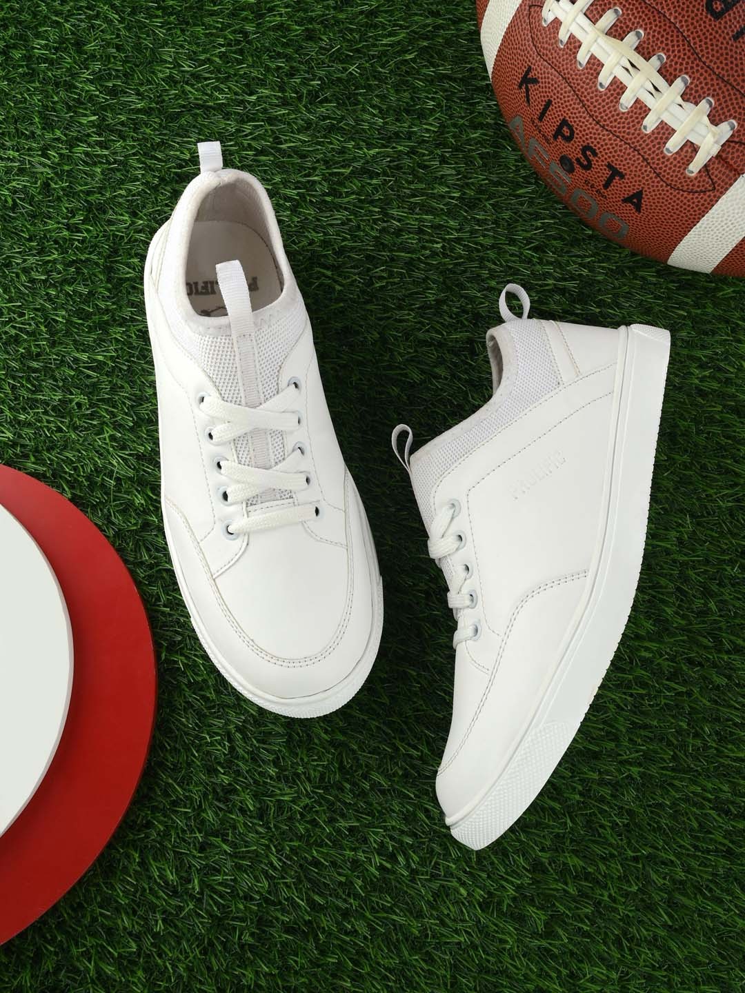

Prolific Men Solid Sneakers, White