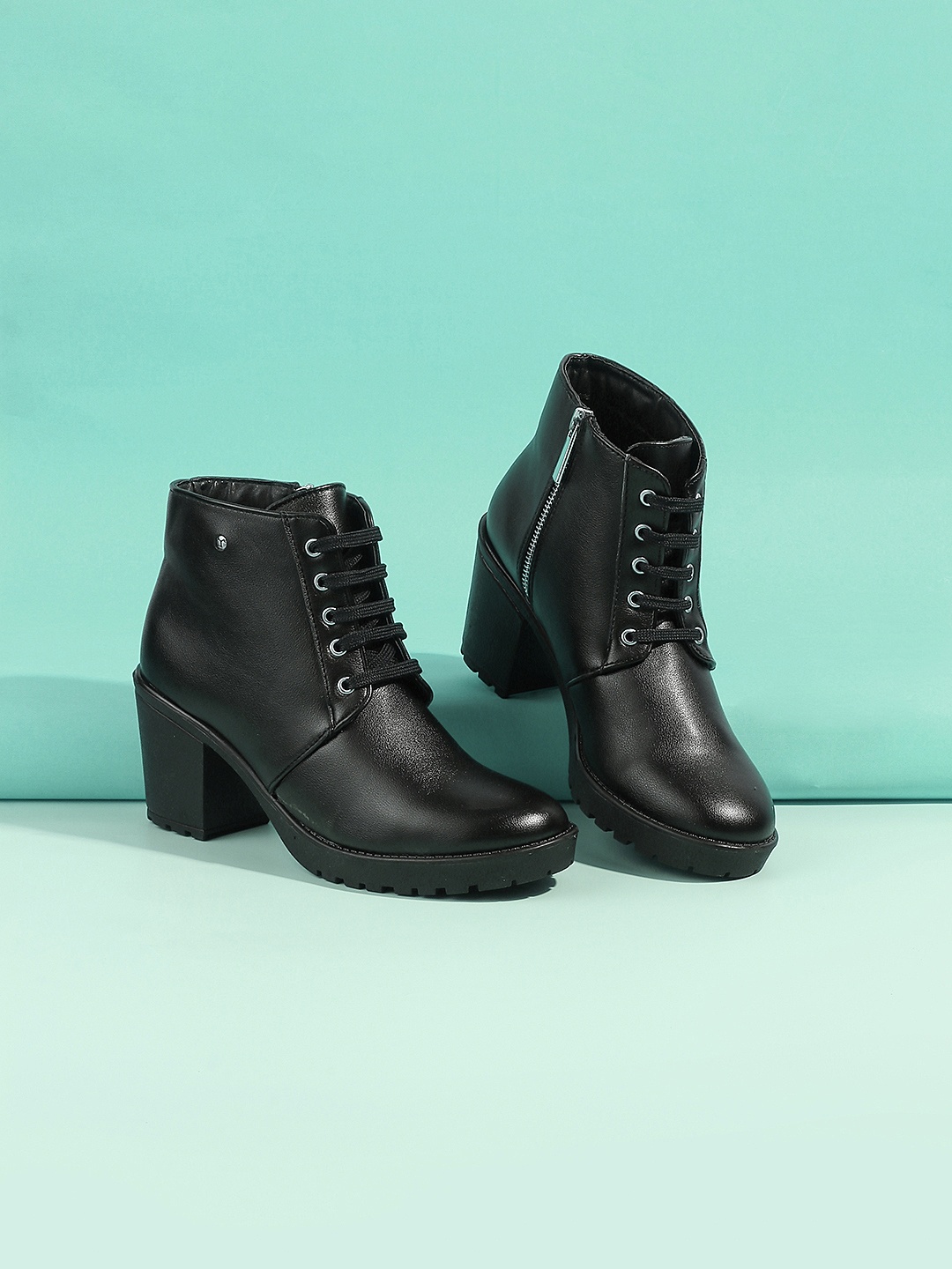 

Mochi Women Mid-Top Boots, Black