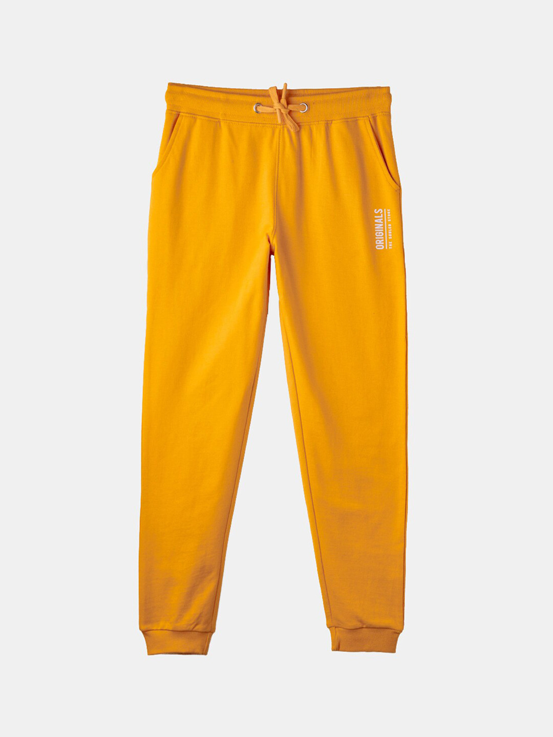 

The Souled Store Boys Drawstring Joggers, Mustard